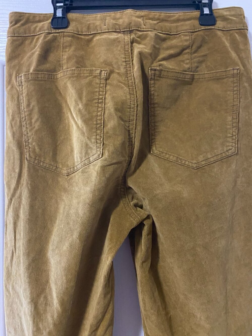 Free People Retro Just Float On Corduroy Ultra Wide Flare Boho Pants Mustard 29 - Picture 8 of 10